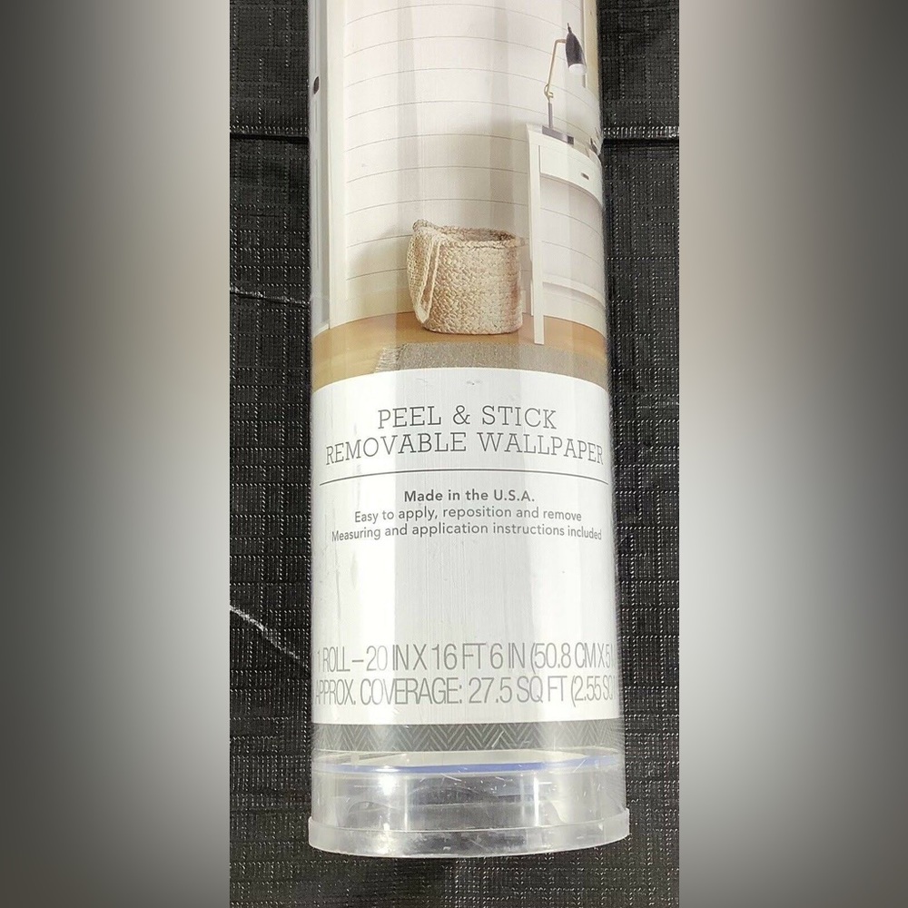 Textured Shiplap Peel & Stick Wallpaper - White Shiplap